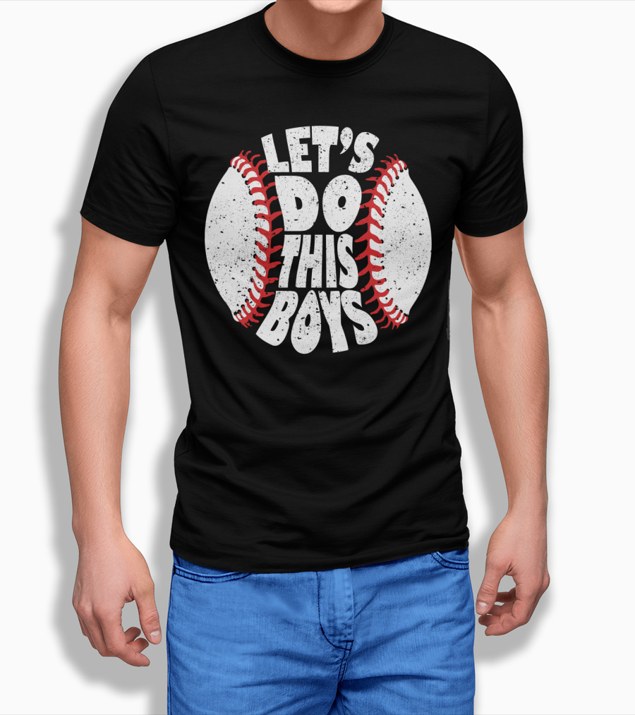 Let's Do This Boys Baseball Spirit T-Shirt