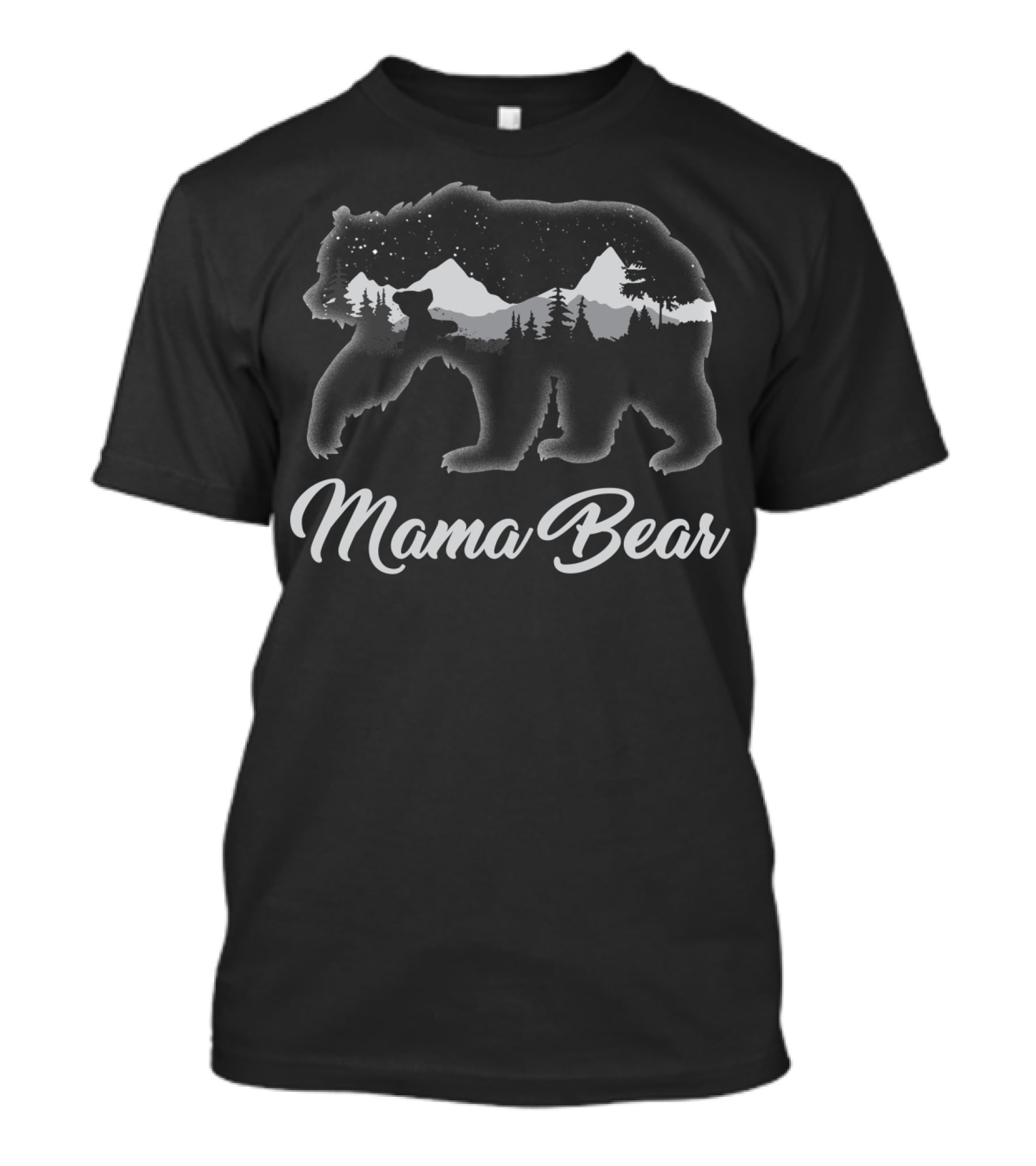 Mama Bear Mountainous Forest T-Shirt