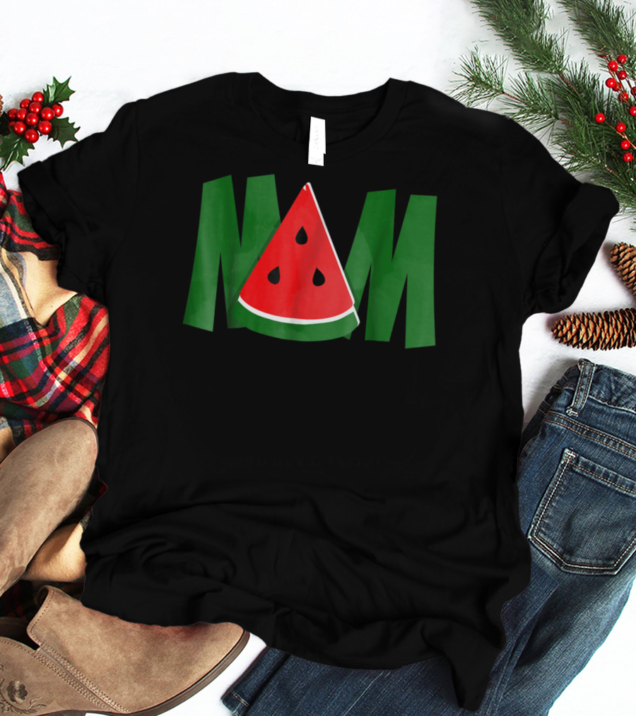 MOM Watermelon Slice Fun T-Shirt