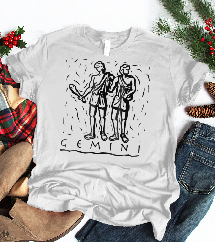 Gemini Zodiac Sign Astrology Horoscope Birthday Twins T-Shirt