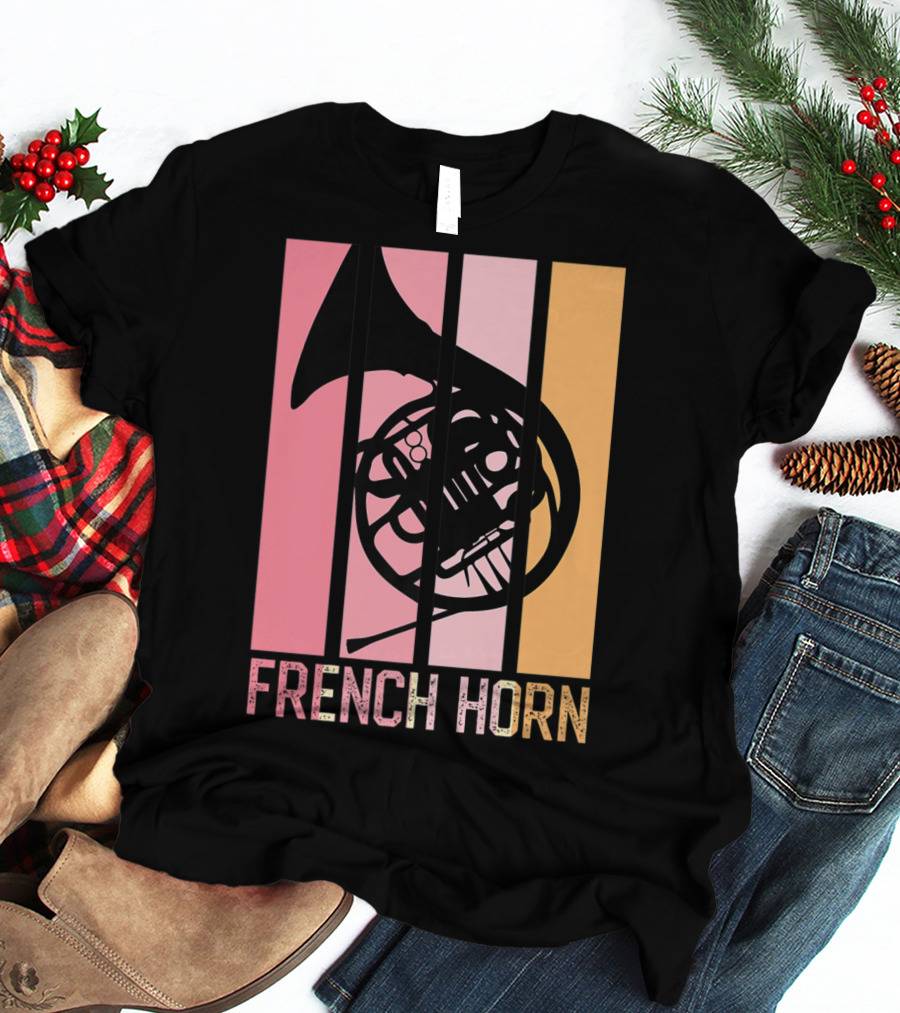 Band Mom Marching French Horn School75 T-Shirt