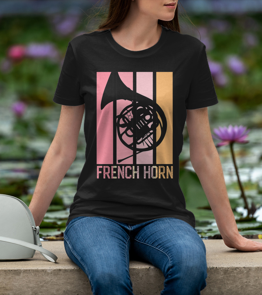 Band Mom Marching French Horn School75 T-Shirt