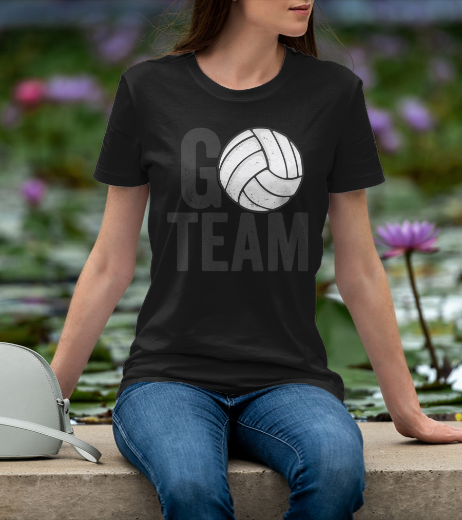 Go Team Volleyball Player Team Coach Family16 Volleyball T-Shirt