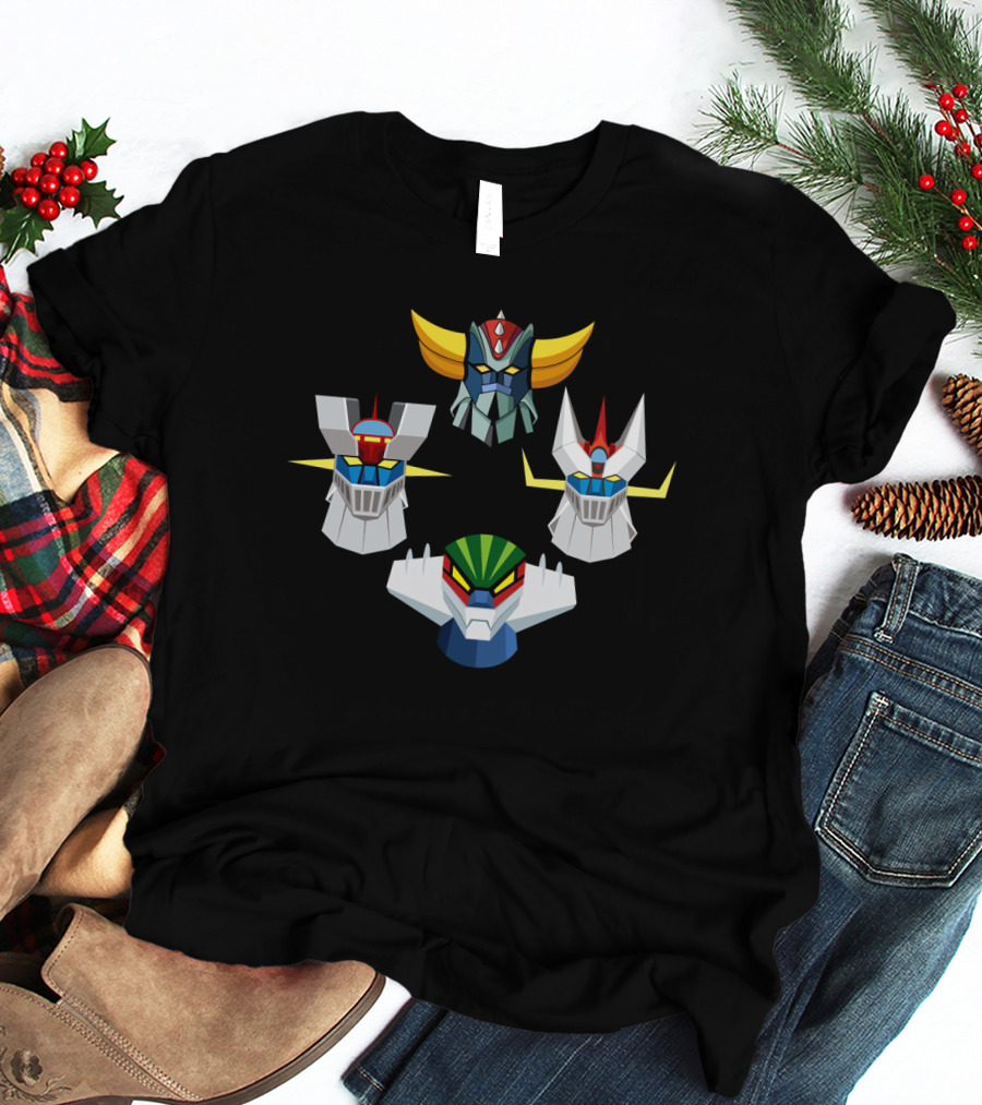 Mazinger Goldorak Robot Heads GN T-Shirt