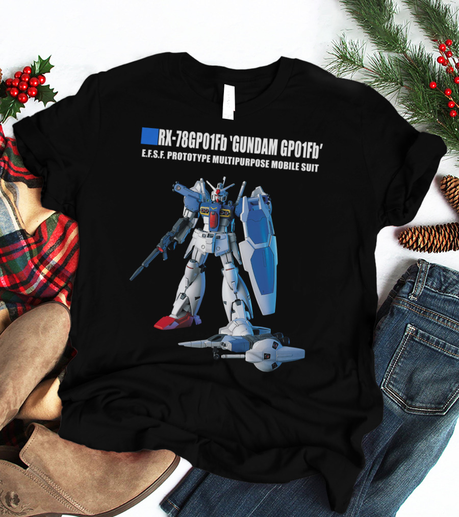 RX-78GP01Fb Gundam GP01Fb E.F.S.F. Prototype Multipurpose Mobile Suit T-Shirt