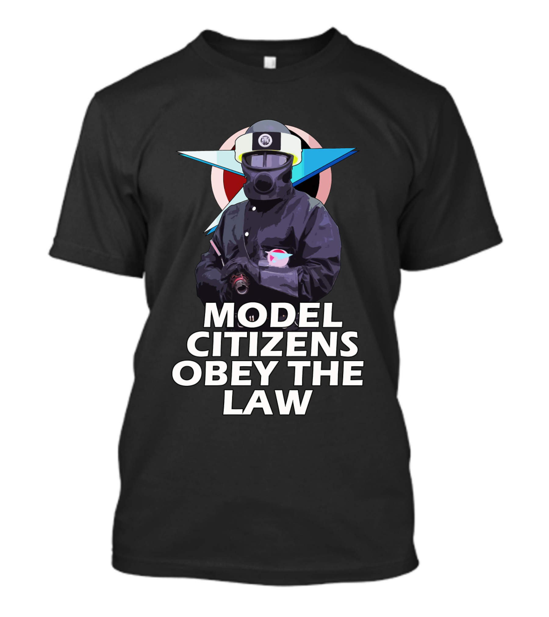 MODEL CITIZENS OBEY THE LAW Blake's 7 Federation T-Shirt
