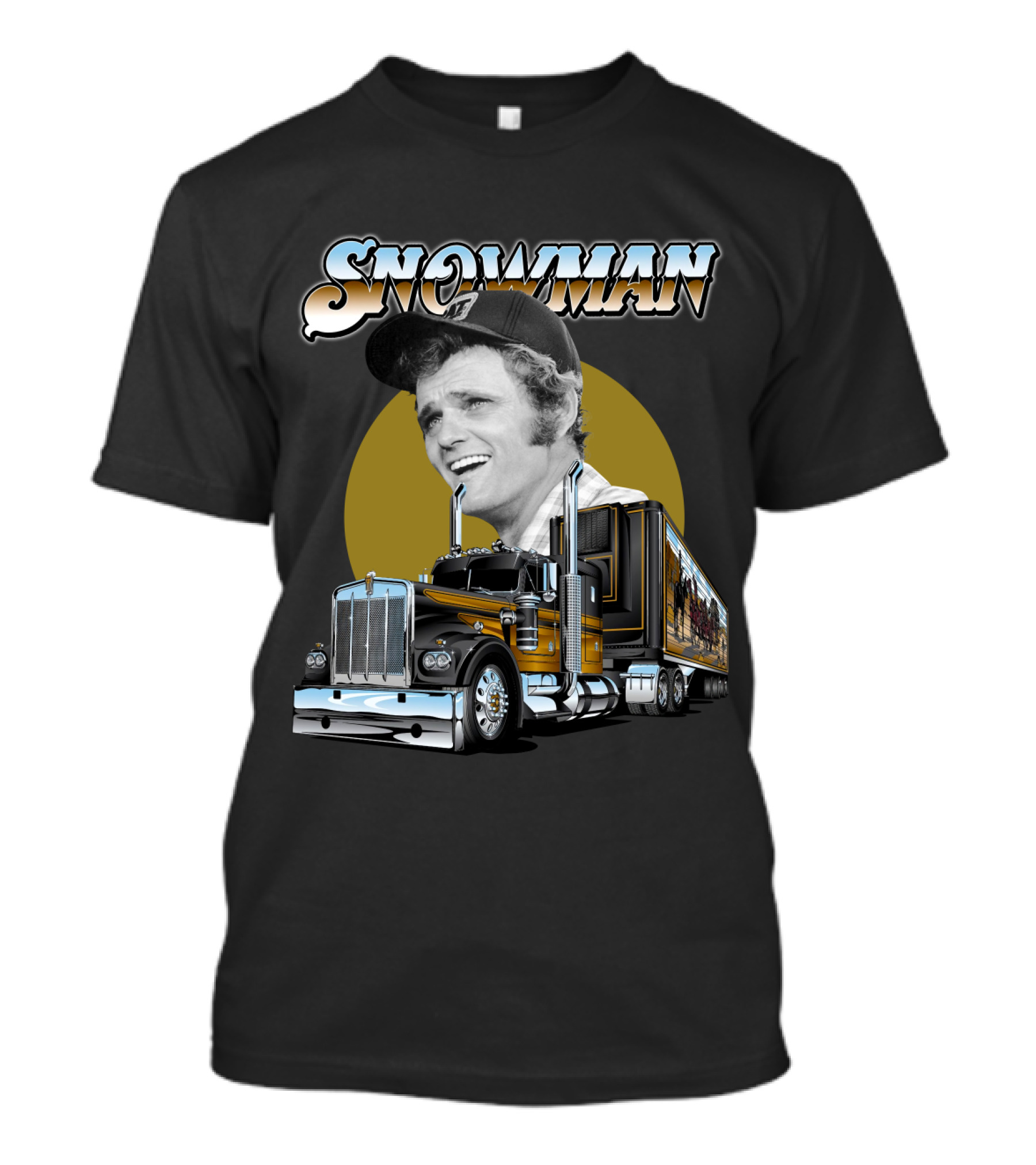 Snowman Big Rig Tribute Smokey And The Bandit T-Shirt