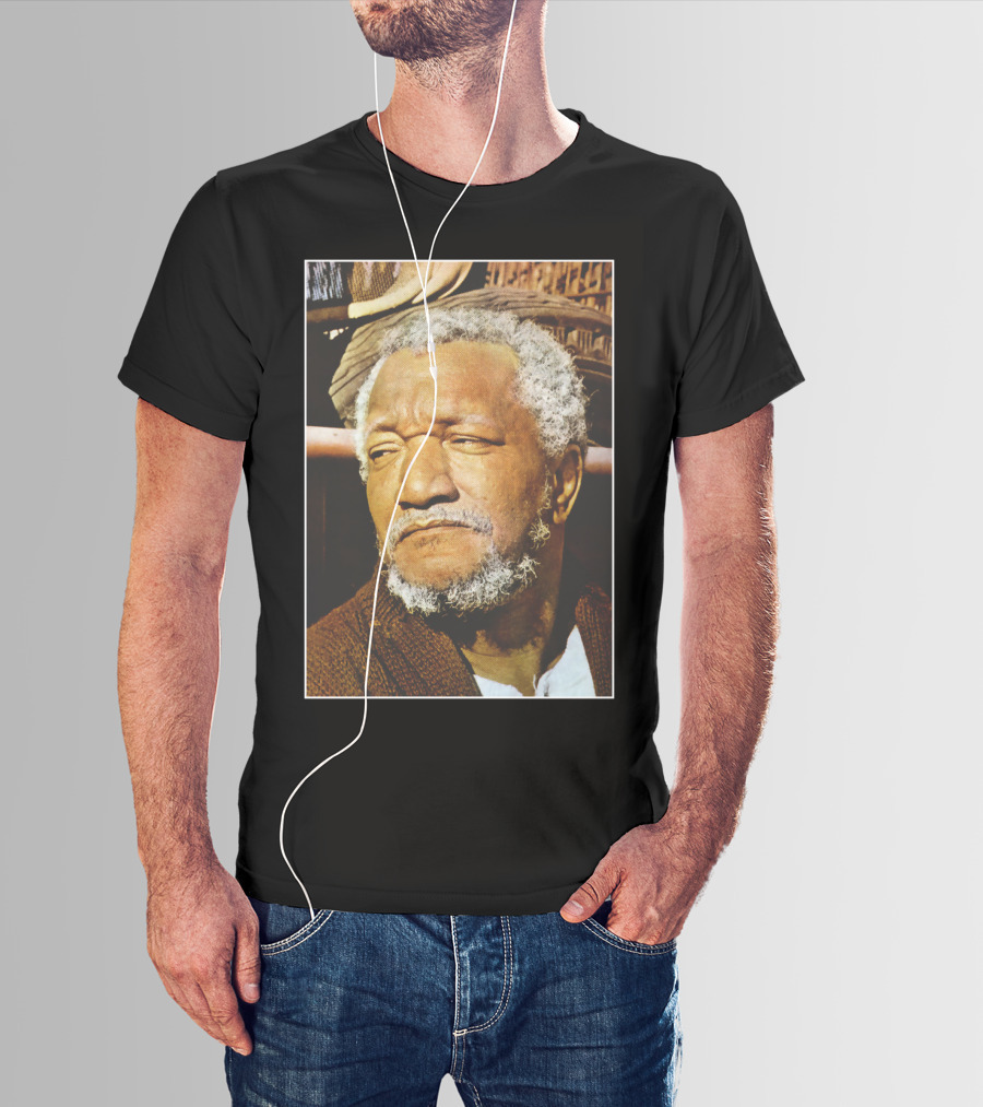 Sanford And Son Fred Sanford Classic Portrait Iconic TV Character T-Shirt