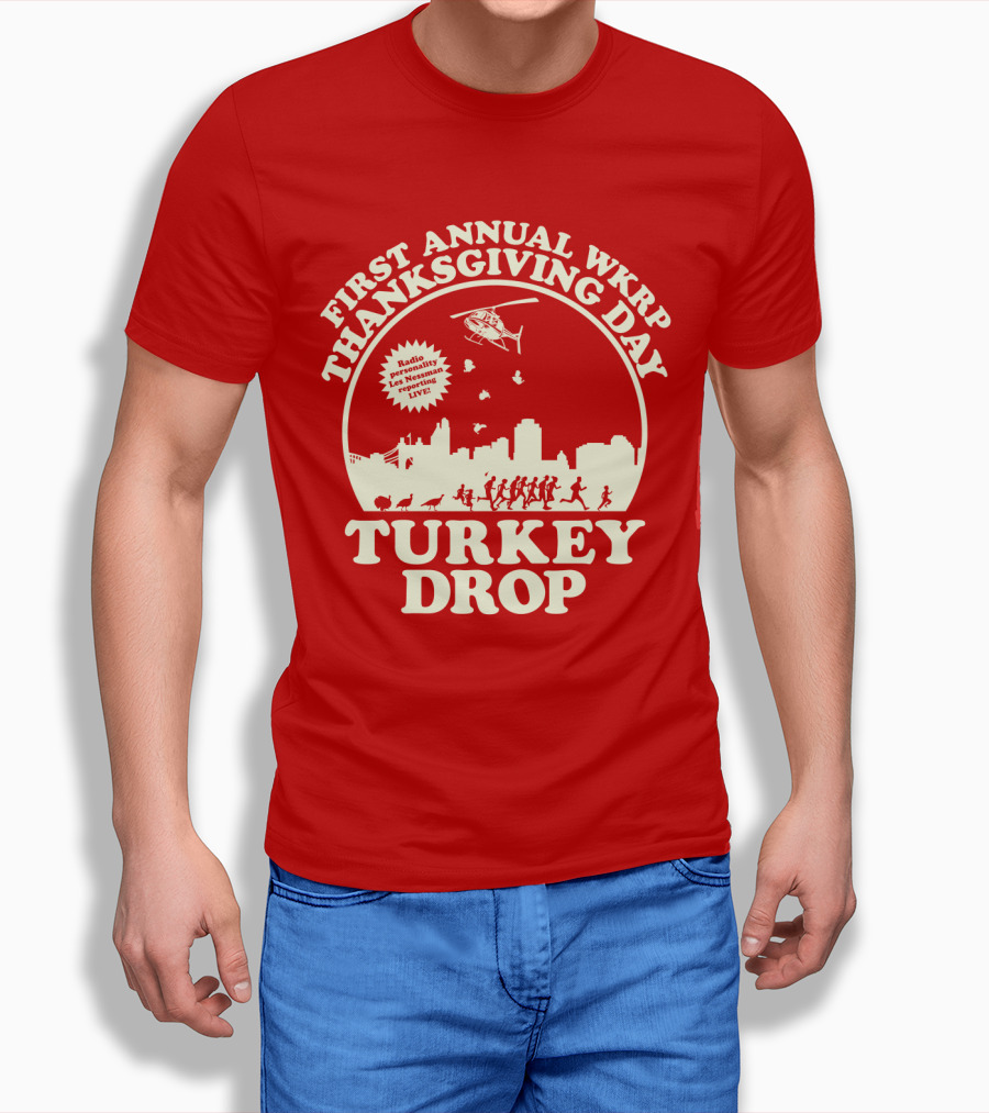 First Annual Wkrp Thanksgiving Day Turkey Drop Radio Presentation Live T-Shirt