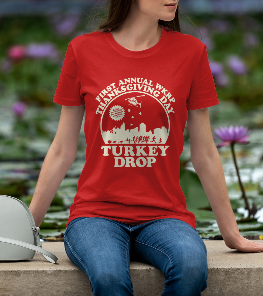 First Annual Wkrp Thanksgiving Day Turkey Drop Radio Presentation Live T-Shirt