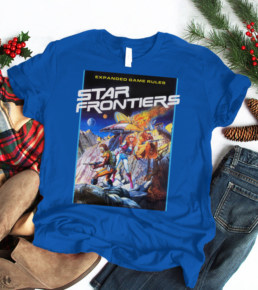 Star Frontiers Expanded Game Rules Retro Sci-Fi Adventure T-Shirt