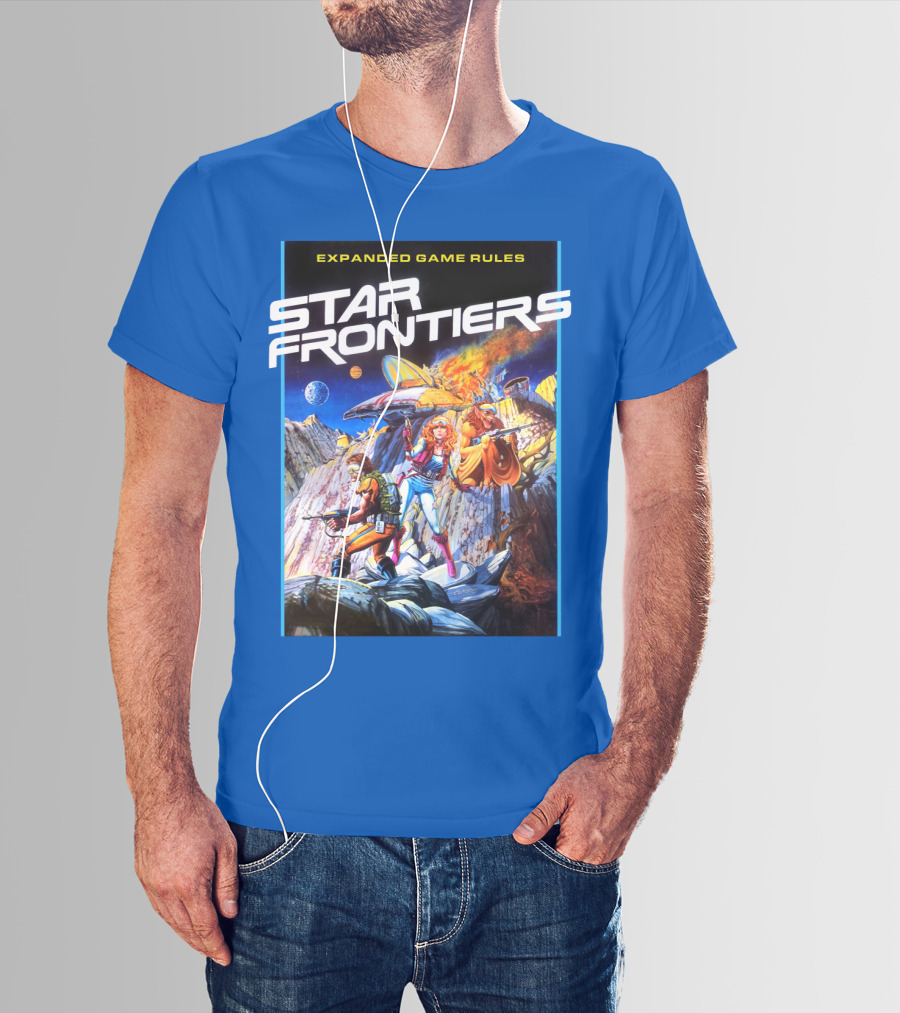 Star Frontiers Expanded Game Rules Retro Sci-Fi Adventure T-Shirt