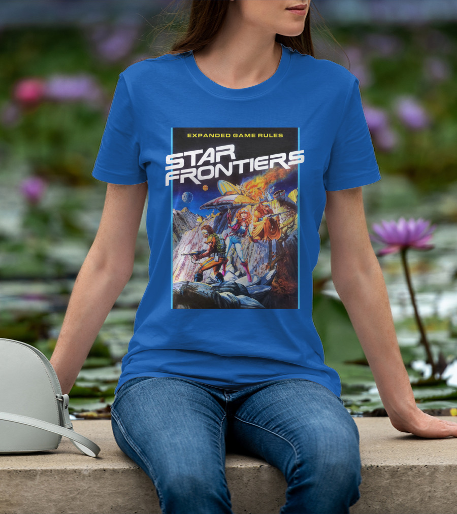 Star Frontiers Expanded Game Rules Retro Sci-Fi Adventure T-Shirt