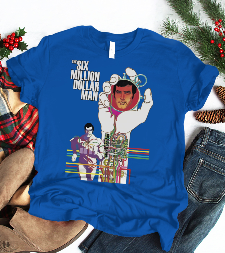 The Six Million Dollar Man Bionic Circuitry Action Hero T-Shirt