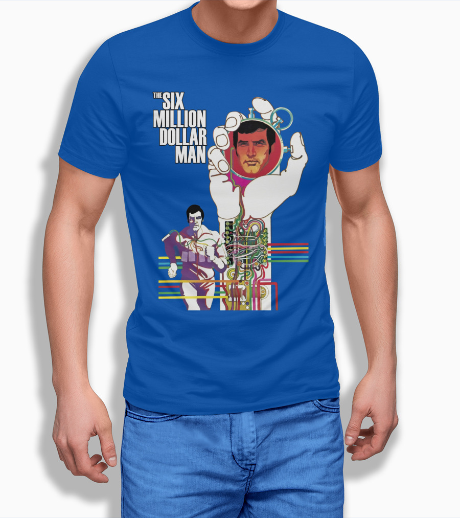The Six Million Dollar Man Bionic Circuitry Action Hero T-Shirt