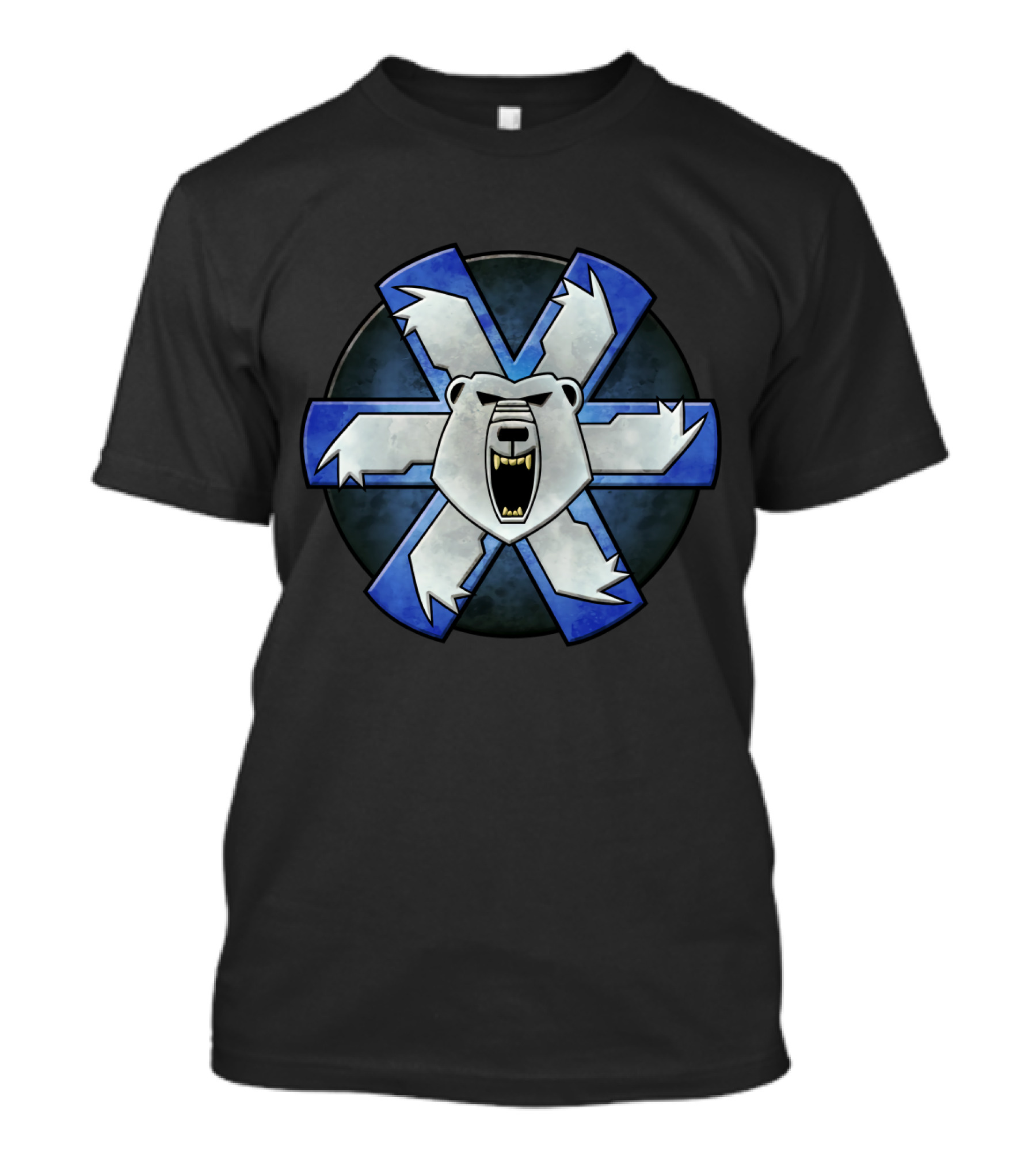 Clan Ghost Bear Iconic Emblem Battletech Fan T-Shirt