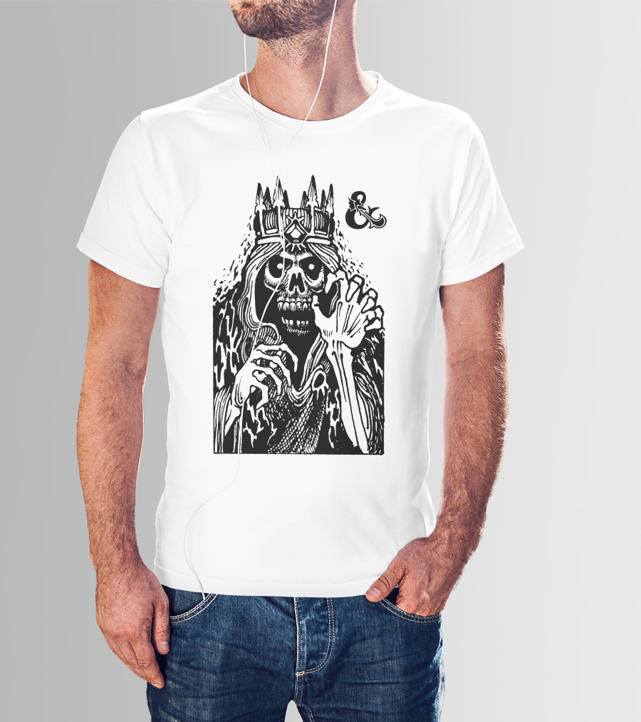 Lich Sketch DND Dungeons And Dragons Ampersand T-Shirt
