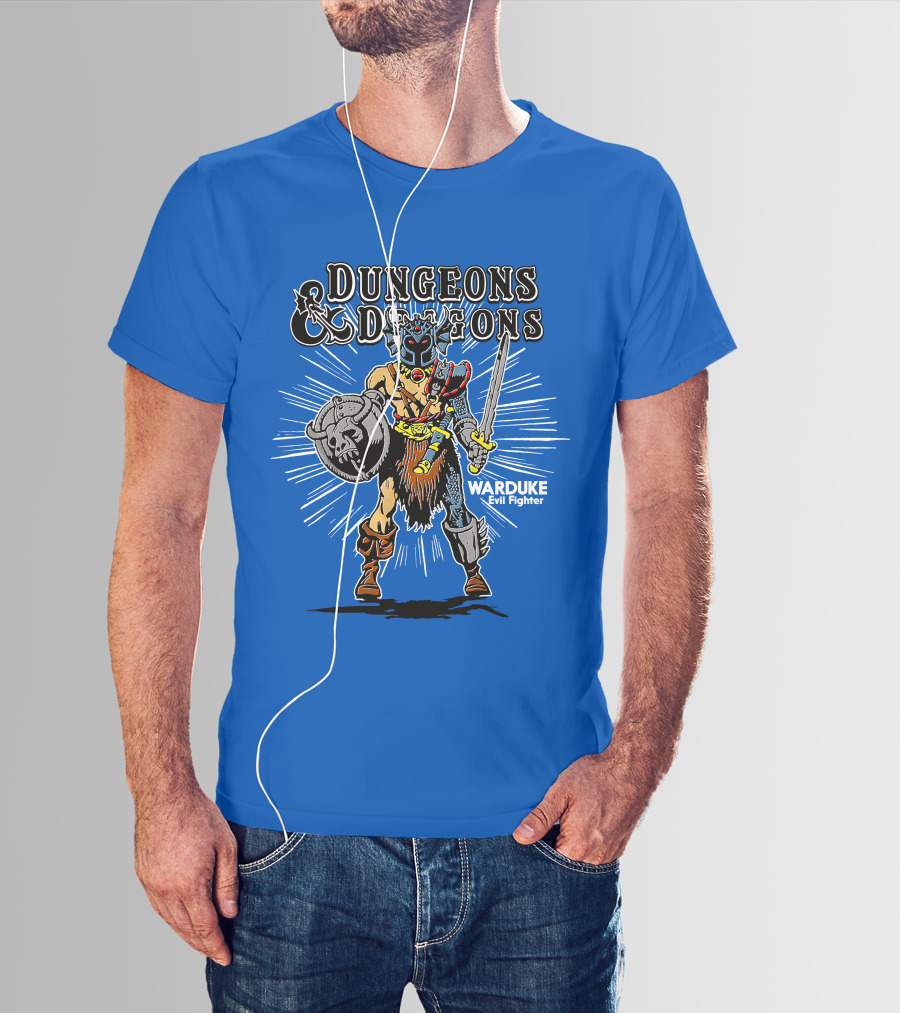 Dungeons And Dragons Warduke Evil Fighter T-Shirt