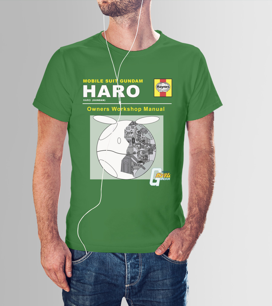 MOBILE SUIT GUNDAM HARO Owners Workshop Manual Haynes GUNDAM T-Shirt