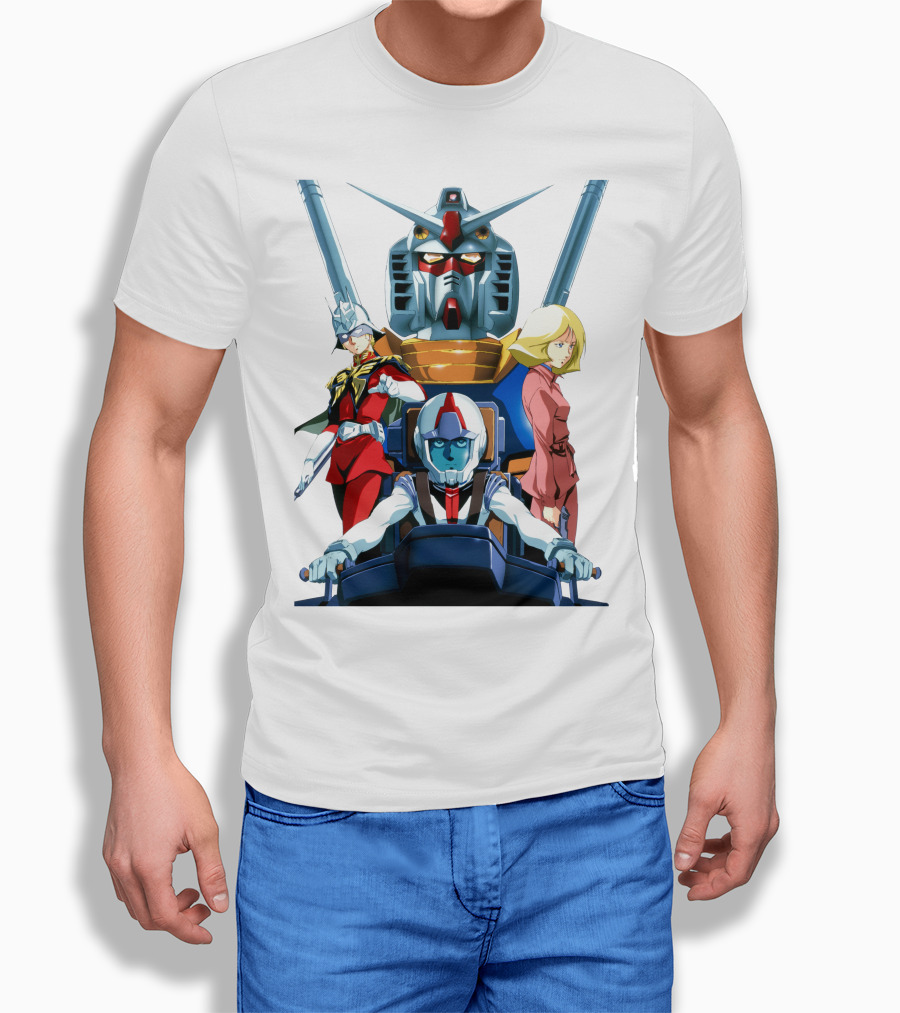 Mobile Suit Gundam Anime Characters Compilation T-Shirt