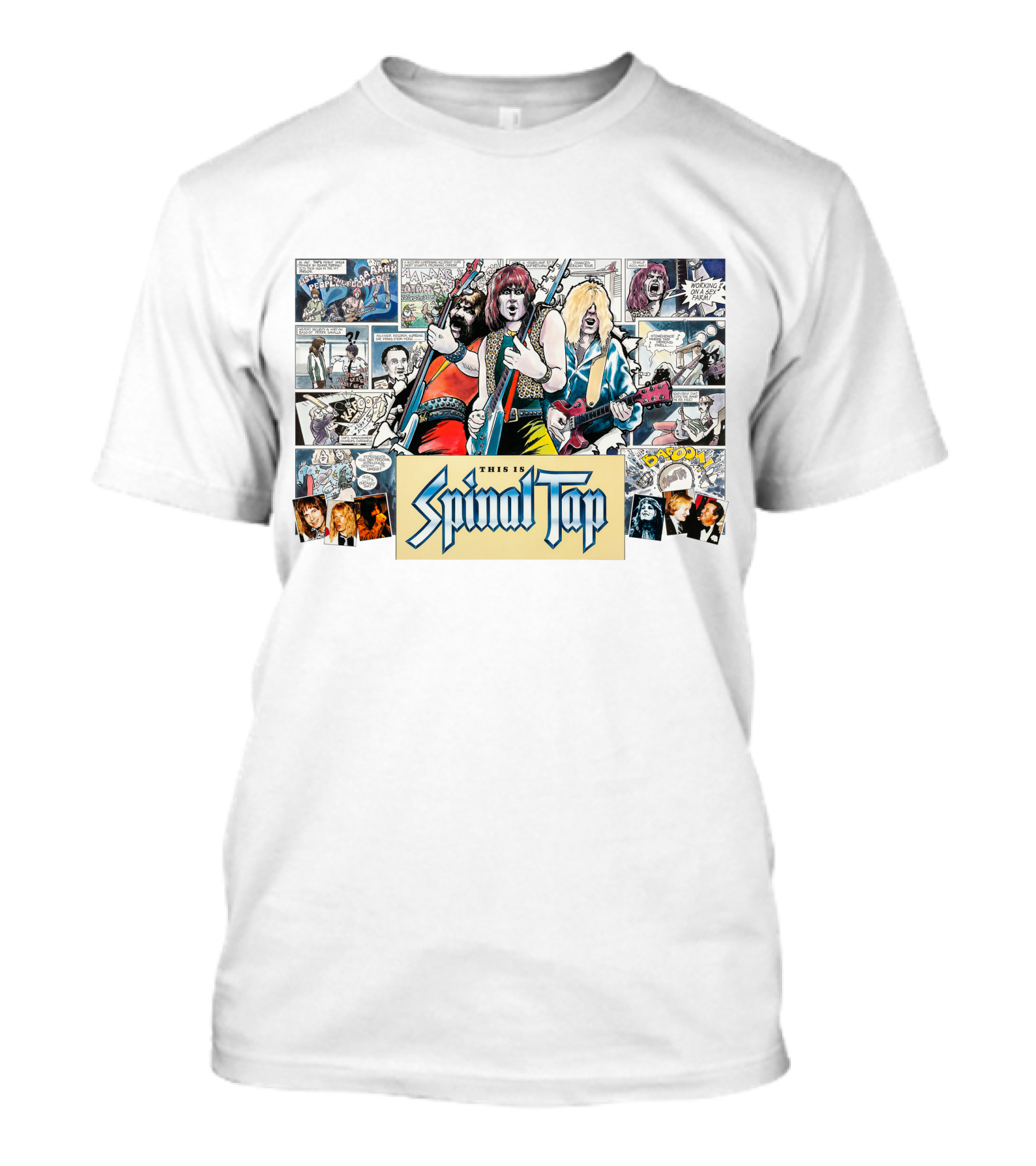 This Is Spinal Tap Comic Collage 5.1 T-Shirt