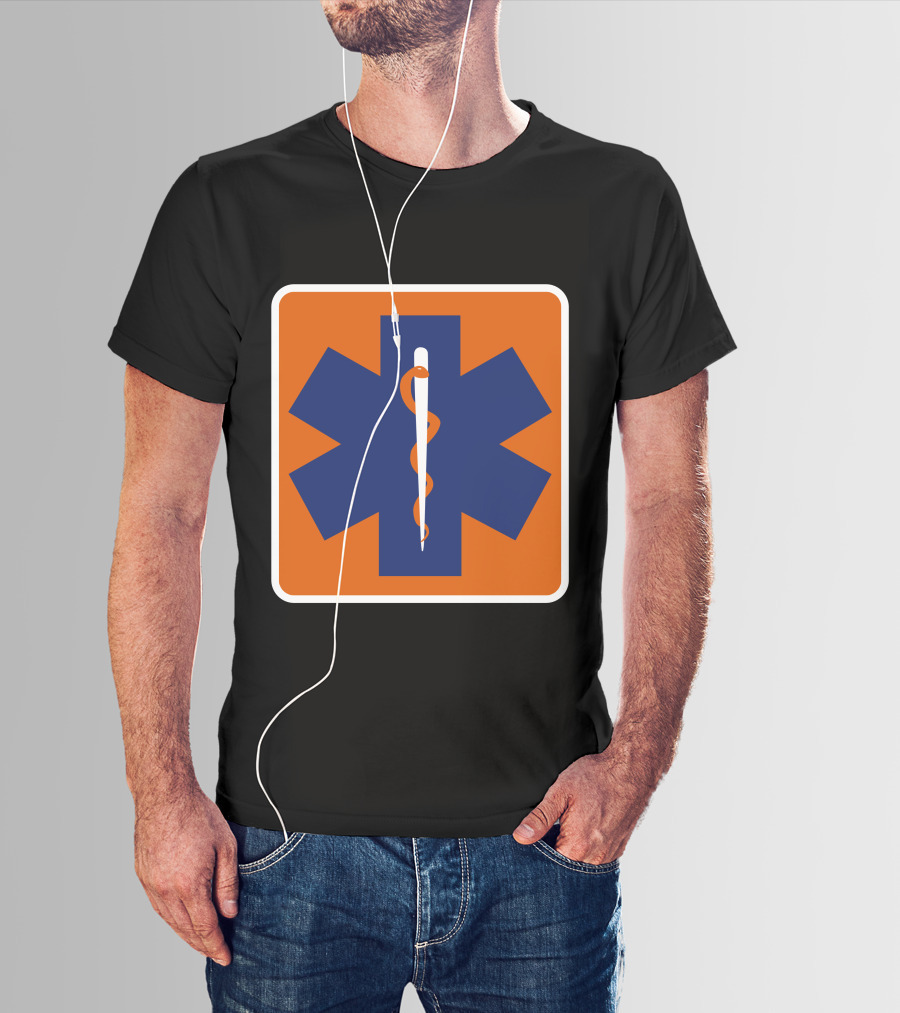 Star Of Life Medical Symbol The Cannon Ball Run T-Shirt