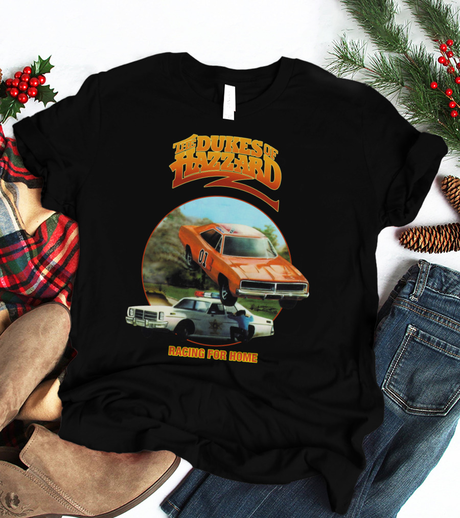 The Dukes Of Hazzard 01 General Lee Raging For Home T-Shirt