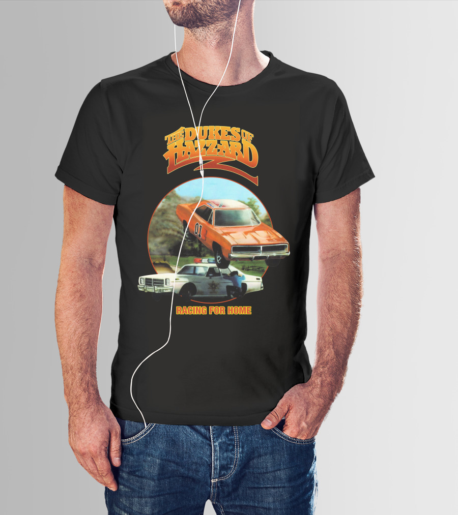 The Dukes Of Hazzard 01 General Lee Raging For Home T-Shirt