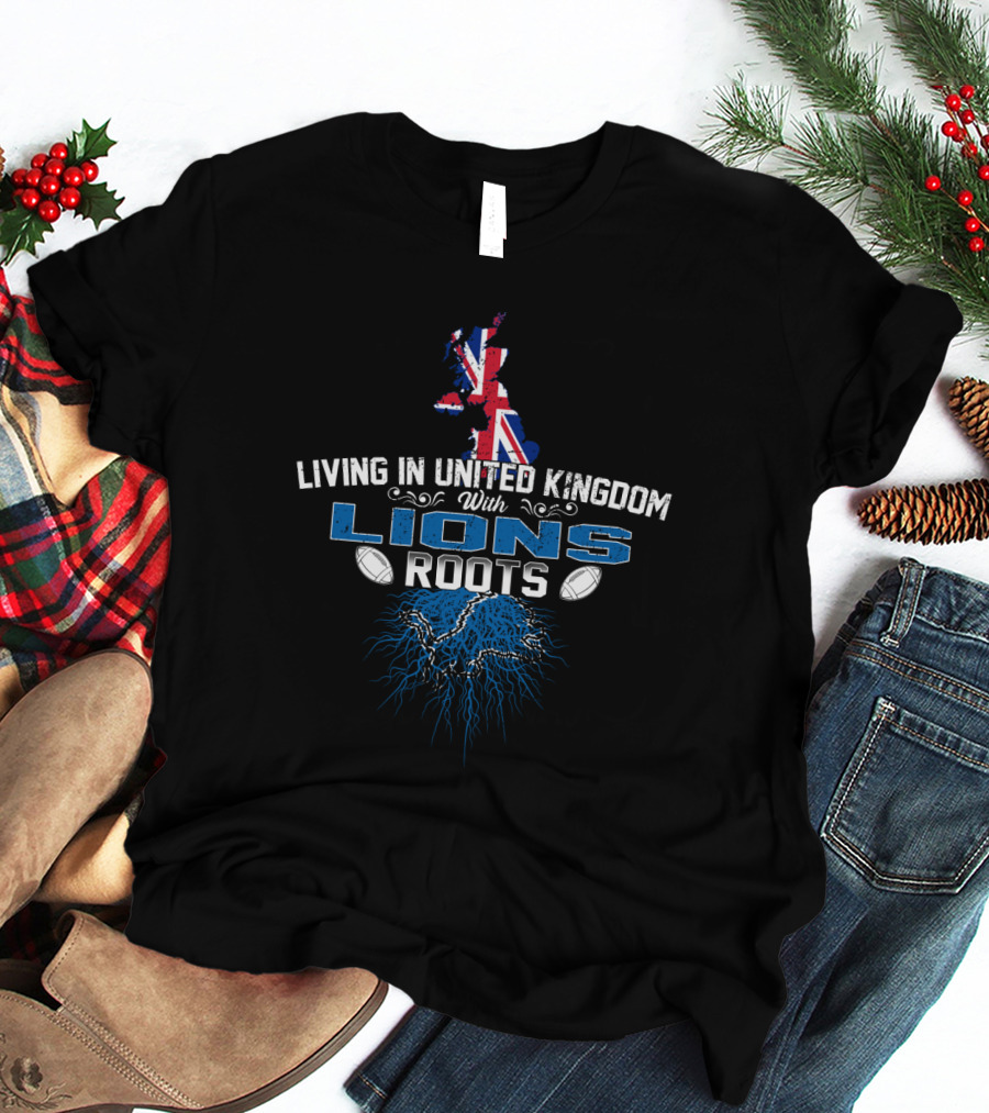 Living In United Kingdom With Lions Rugby Heritage T-Shirt
