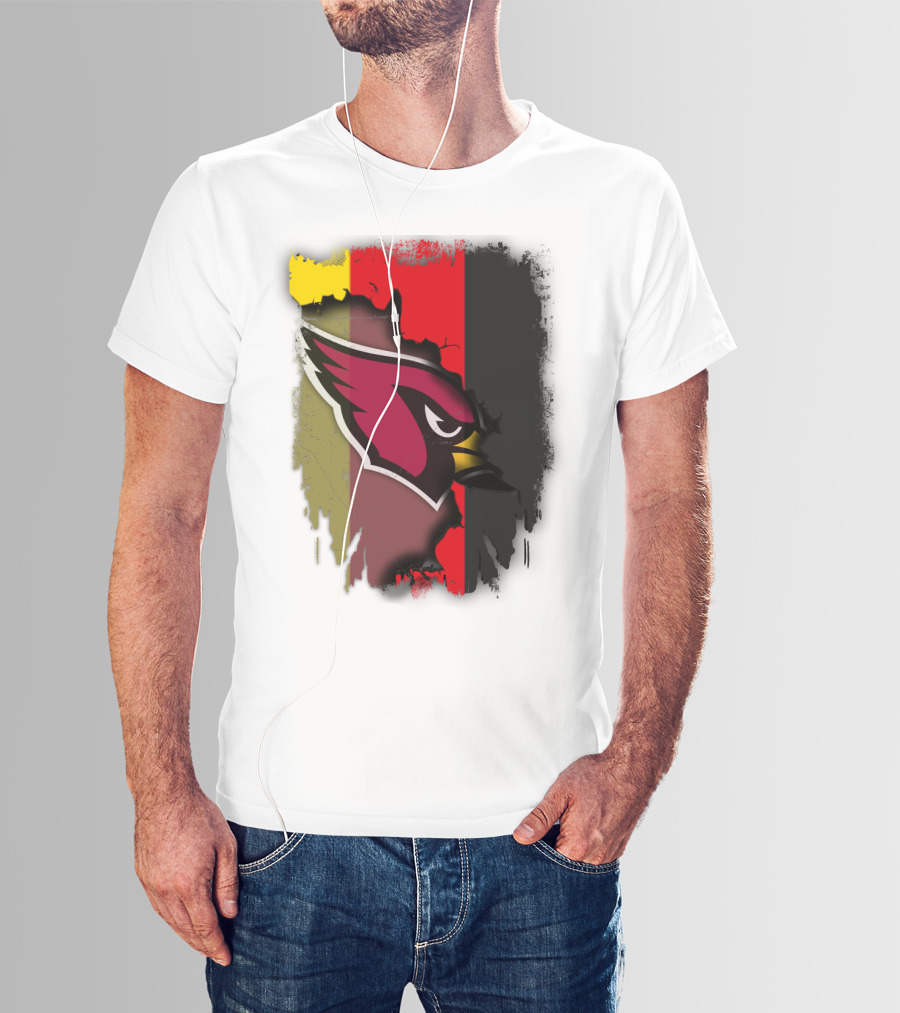 Germany Flag Colors With Cardinals T-Shirt