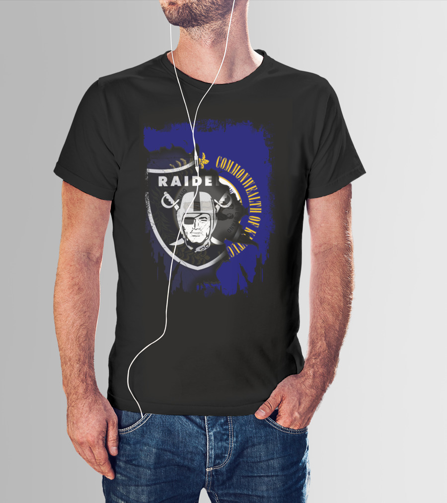 Commonwealth Of Kentucky Raiders Shield T-Shirt