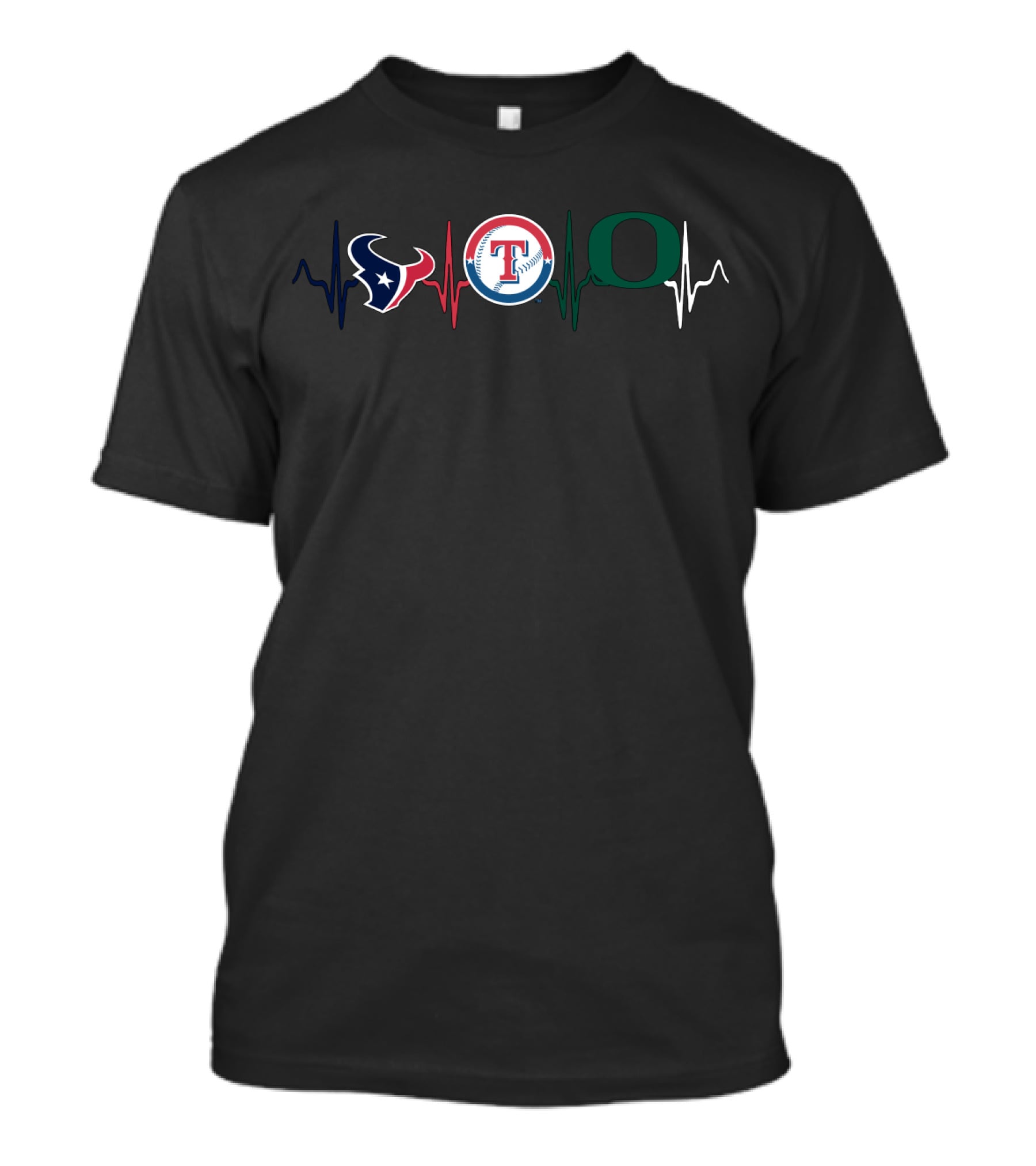 Texans Rangers Oregon Enthusiast Pulse T-Shirt