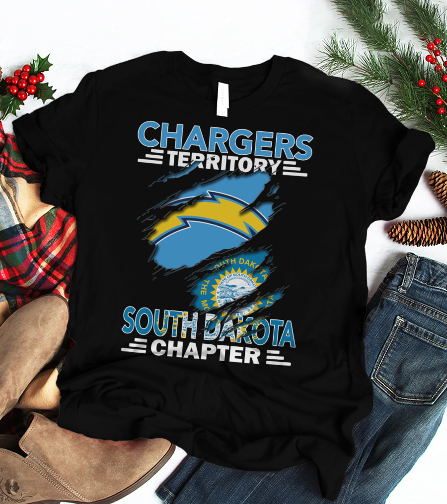 Chargers Territory South Dakota Chapter The Mount Rushmore State T-Shirt
