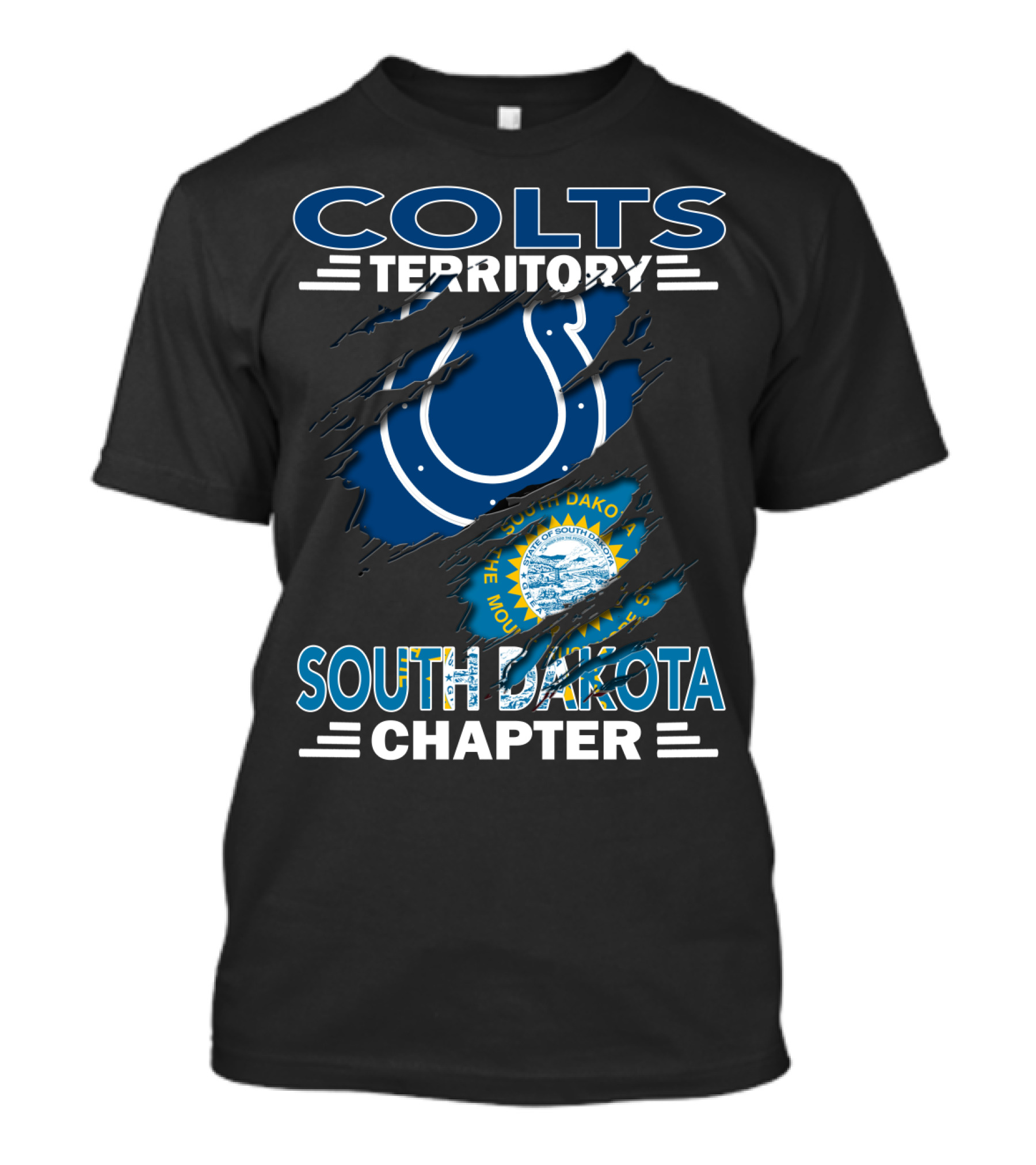 Colts Territory South Dakota Chapter Indianapolis Colts Fans Group T-Shirt