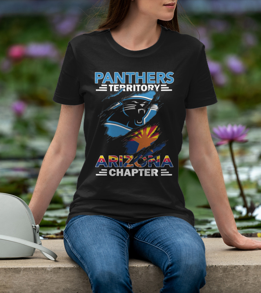 Panthers Territory Arizona Chapter NFL Team Fan Club T-Shirt