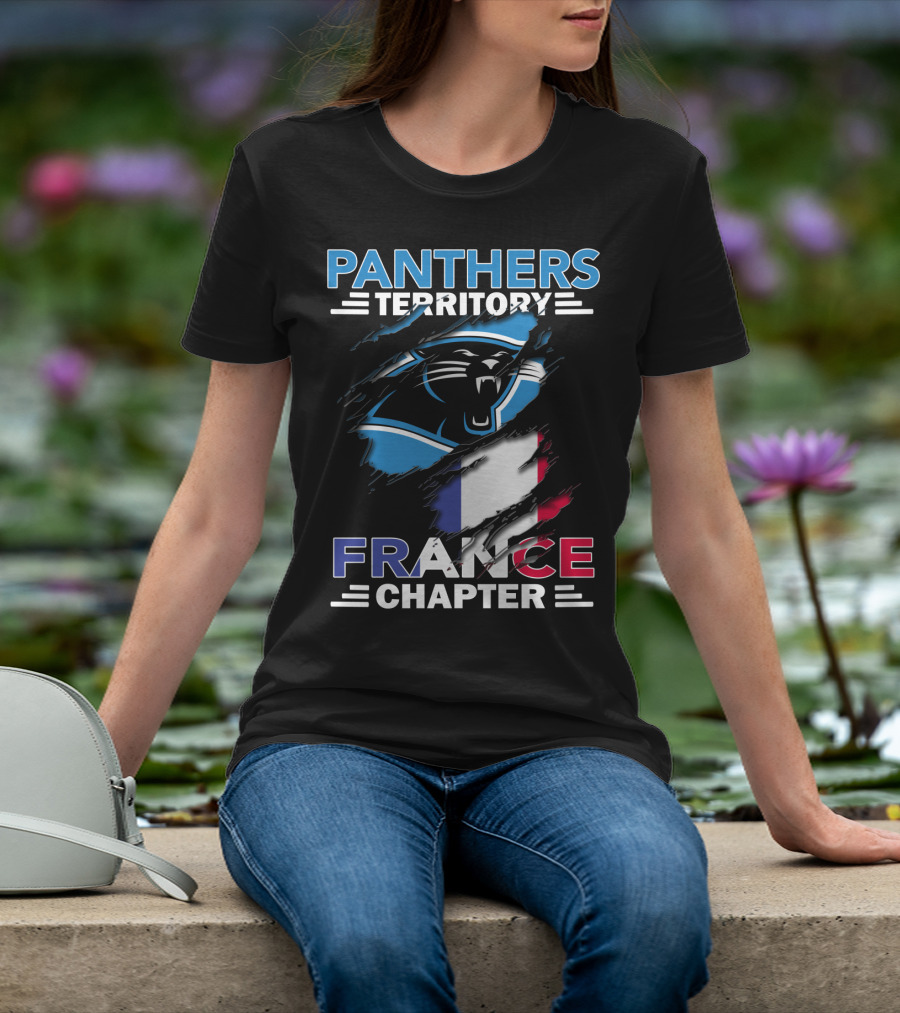 Panthers Territory France Chapter Flag T-Shirt