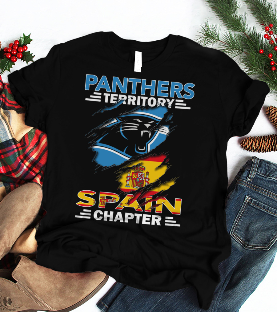 Panthers Territory Spain Chapter Flag T-Shirt