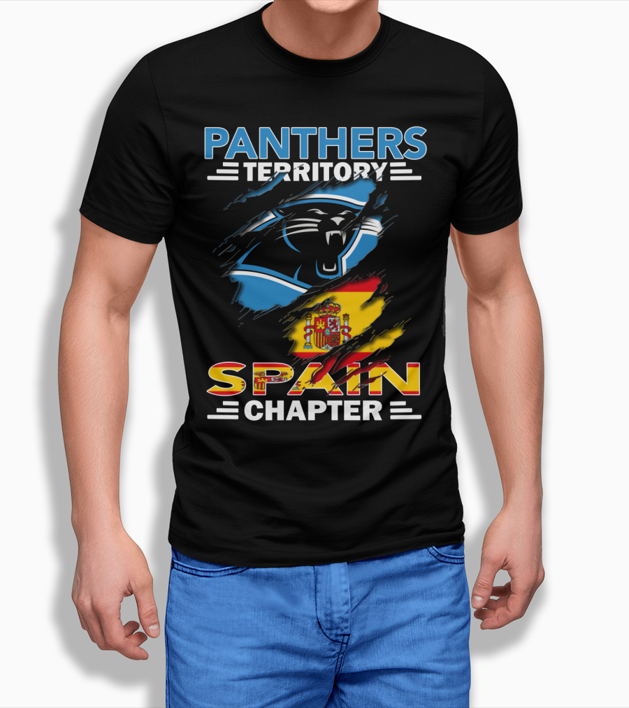 Panthers Territory Spain Chapter Flag T-Shirt