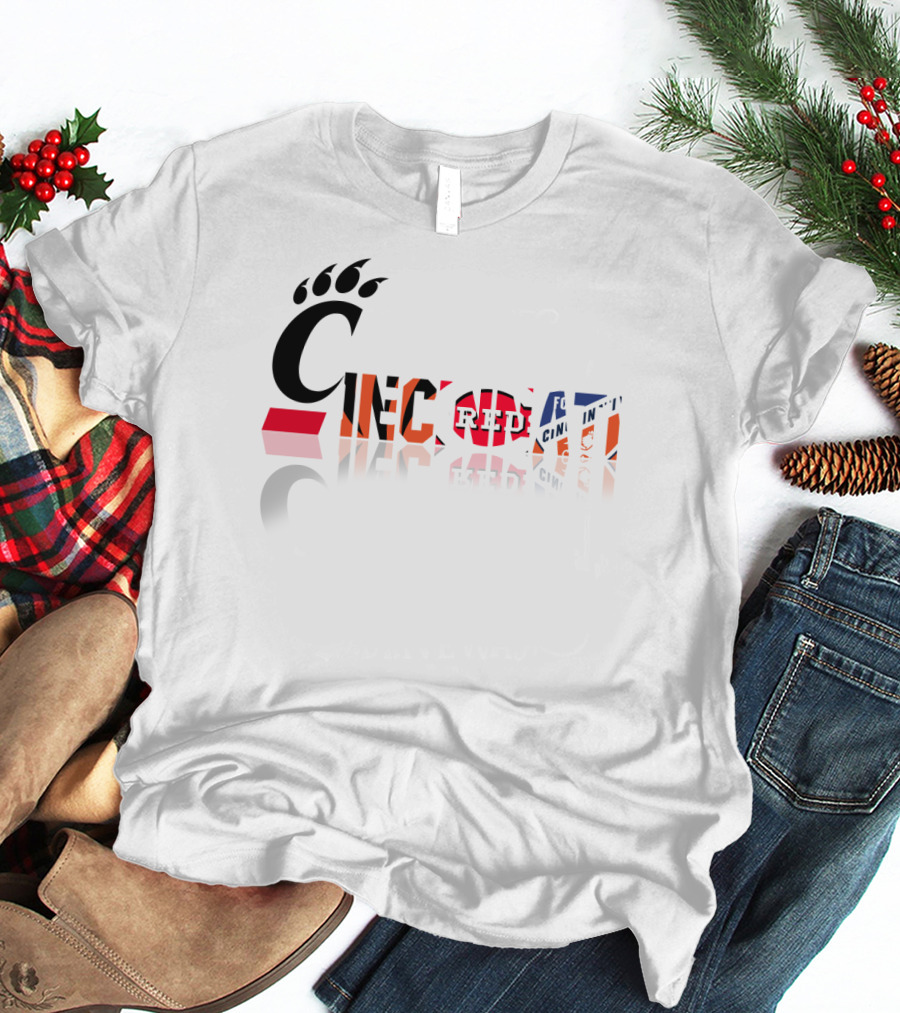 Cincinnati Bearcats Reds Bengals FC Cincinnati T-Shirt