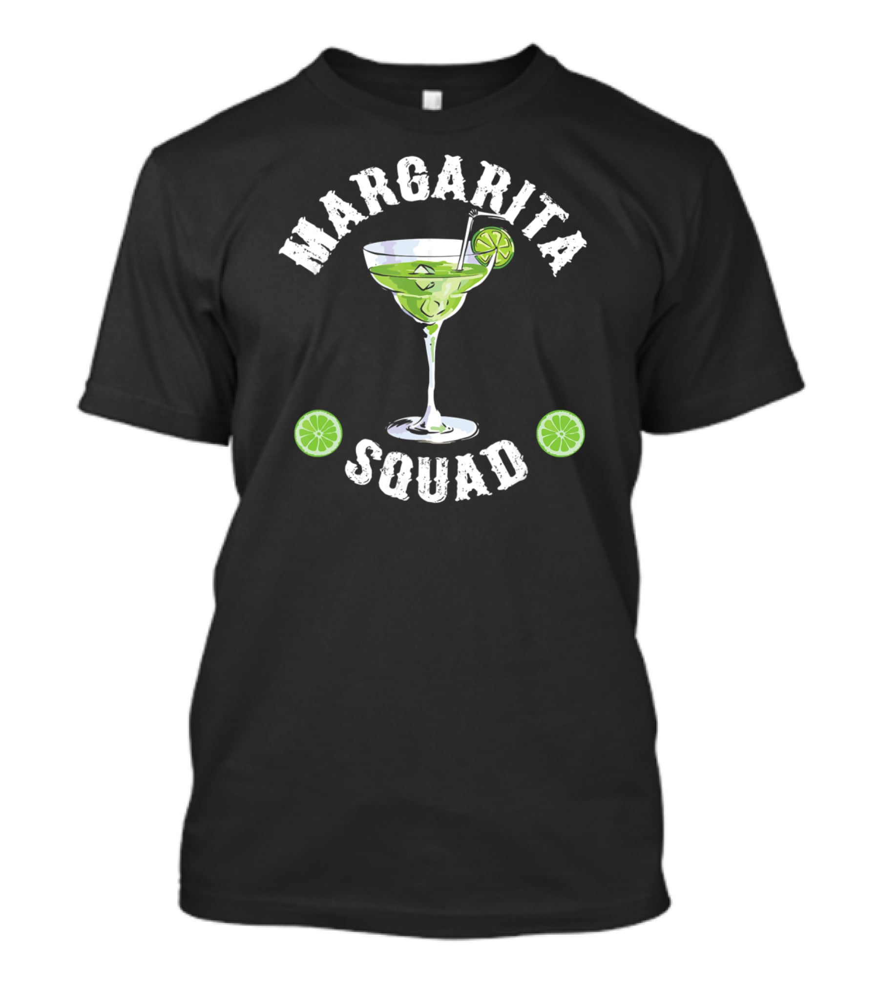 Margarita Squad Lime Drinking Lover Green Cocktail Enthusiast T-Shirt