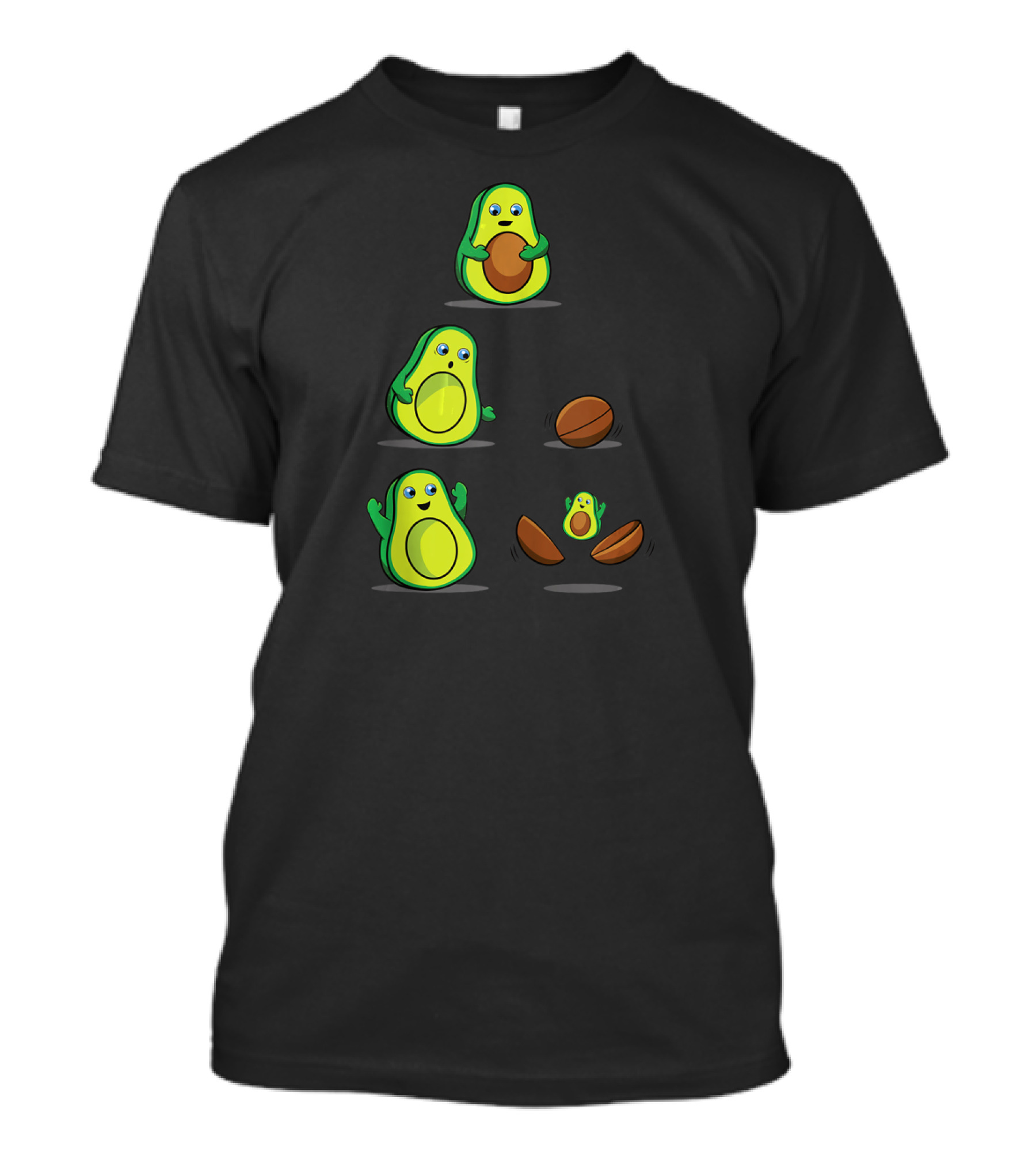 Avocado Mom Pregnancy Mamacado Cute Expecting Fruit Family Gag T-Shirt