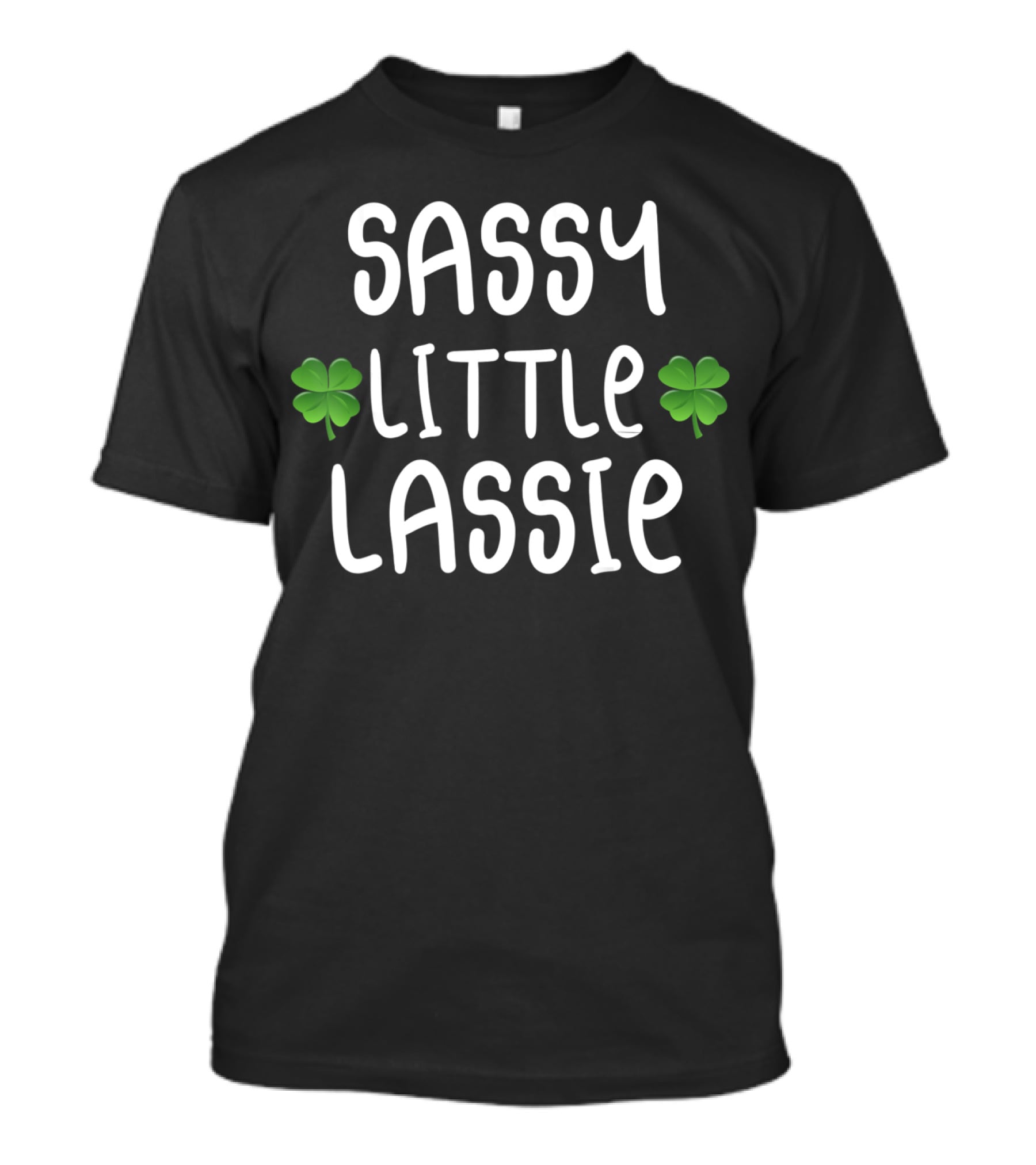 Sassy Little Lassie Shamrock Charm T-Shirt