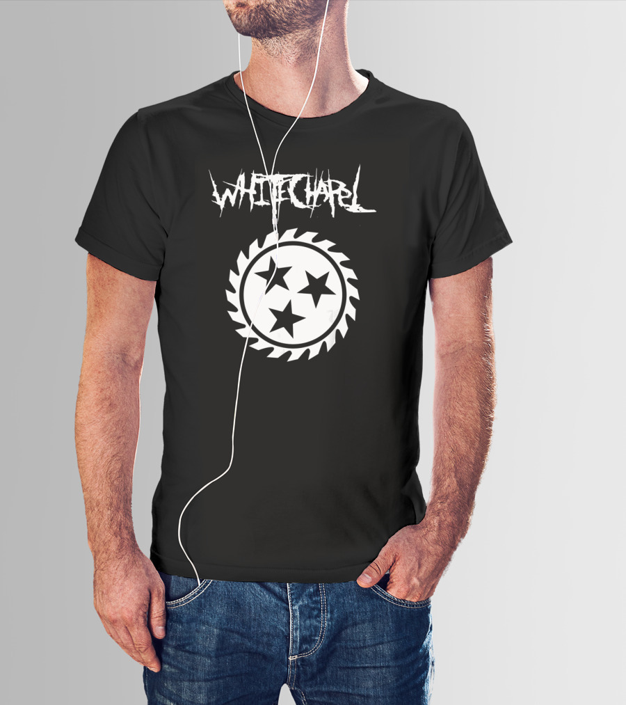 Whitechapel Three Stars Saw Blade T-Shirt