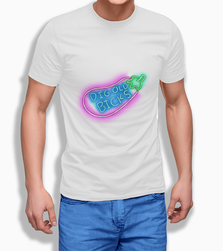 Dig Old Bick Neon Eggplant Terry Korvo Solar Opposites T-Shirt
