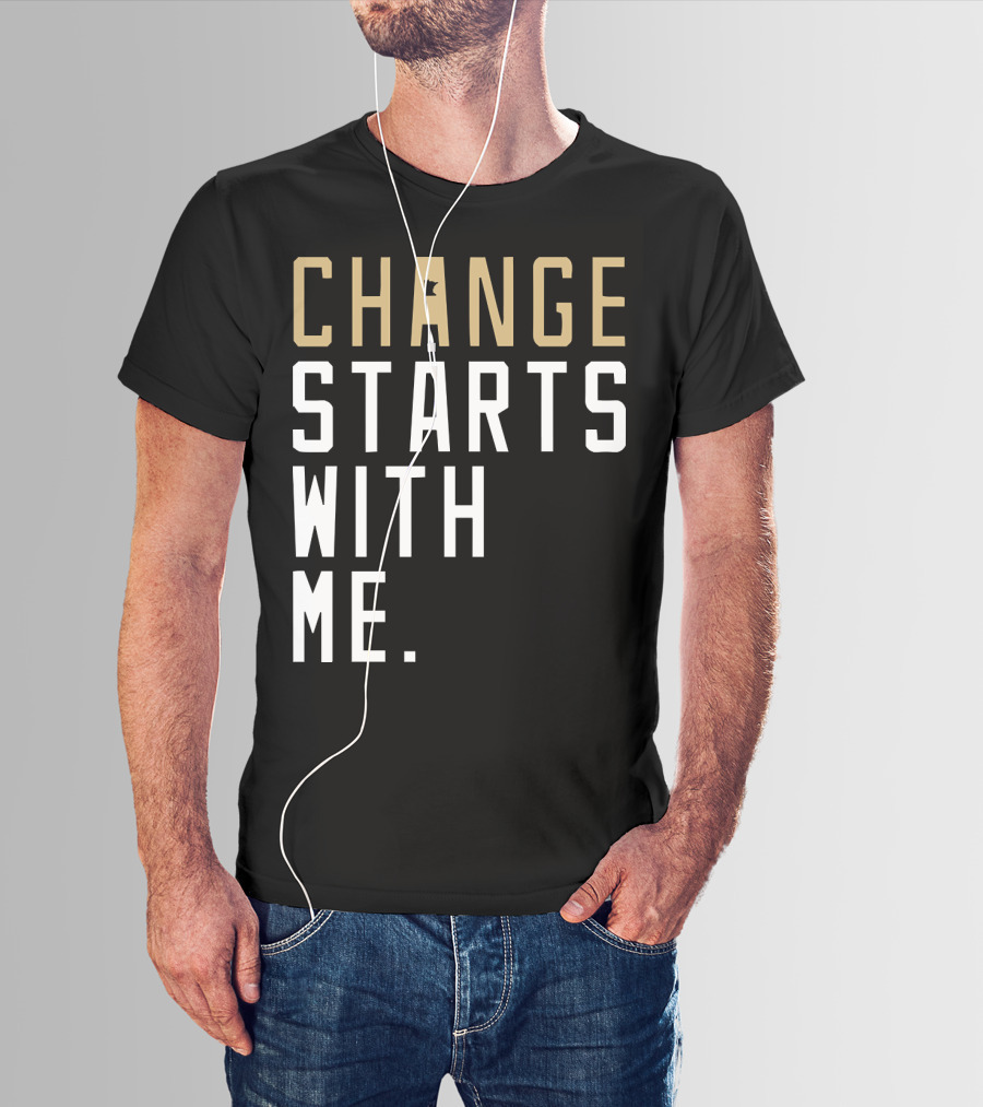 Change Starts With Me Minnesota State Motivation T-Shirt