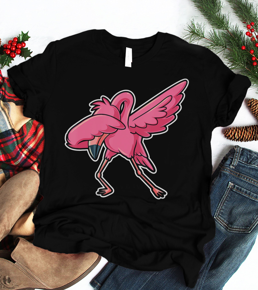 Dabbing Flamingo Dab Iconic Pose T-Shirt