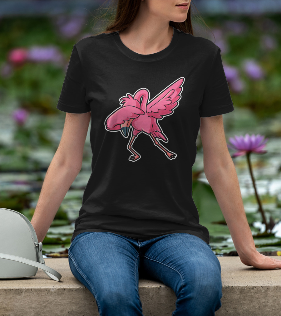 Dabbing Flamingo Dab Iconic Pose T-Shirt