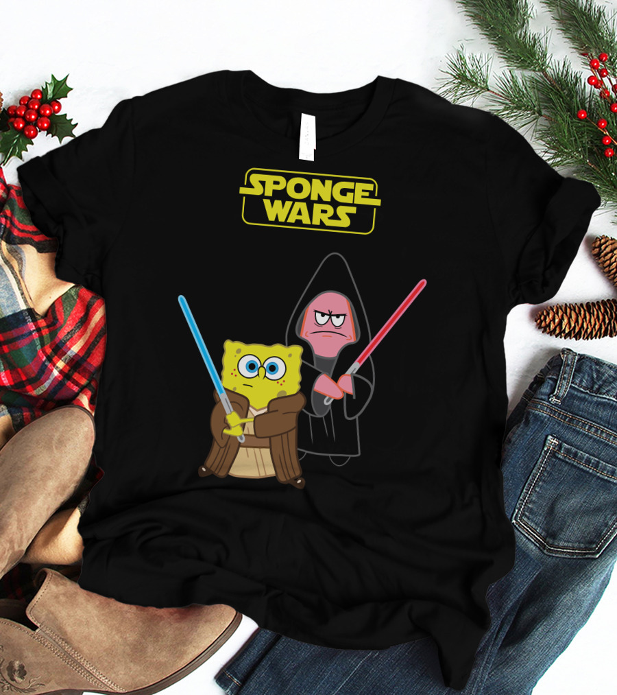SpongeBob SquarePants Patrick Star Sponge Wars T-Shirt