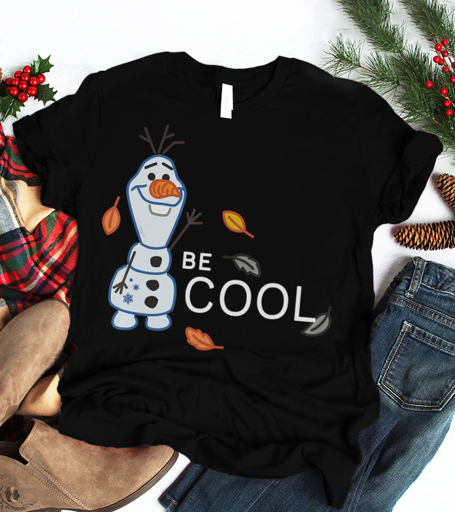 Disney Frozen 2 Olaf Be Cool Fall Leaves T-Shirt