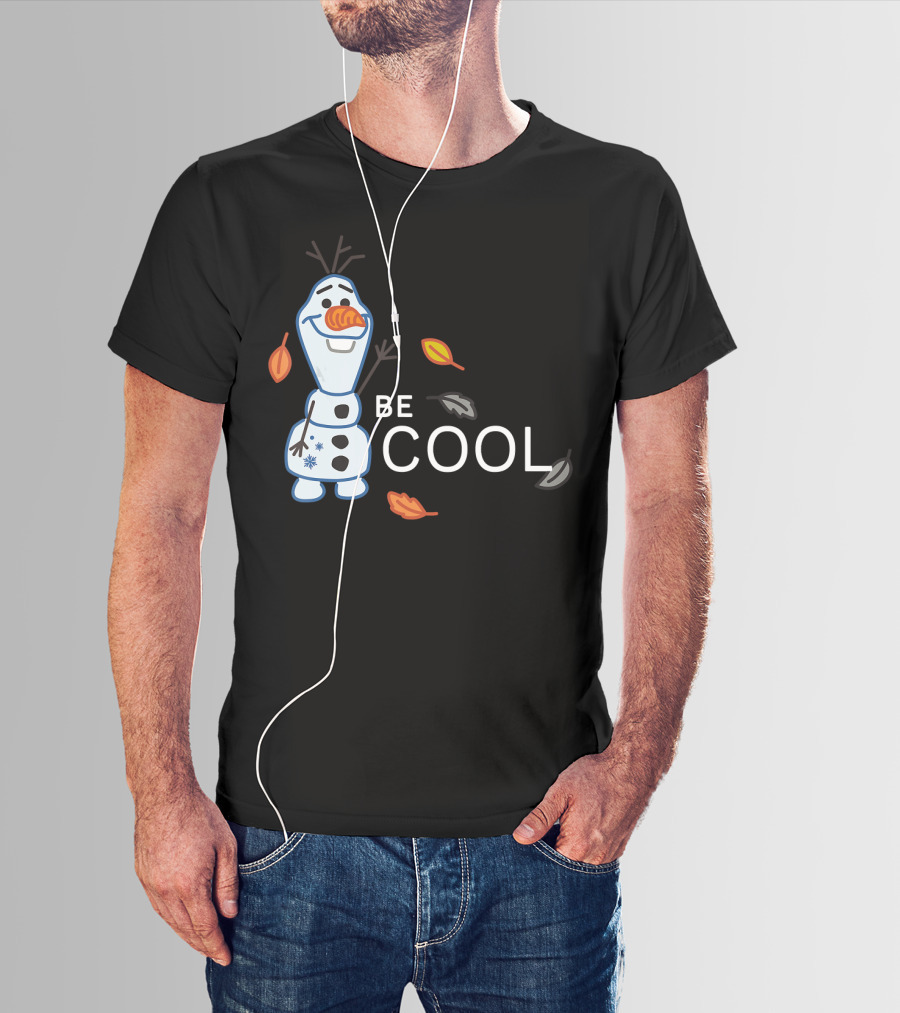 Disney Frozen 2 Olaf Be Cool Fall Leaves T-Shirt